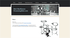 Desktop Screenshot of drummingmatt.com
